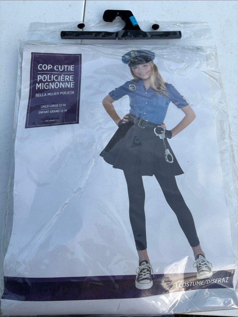 OP Kids Police Costume Blue and Black